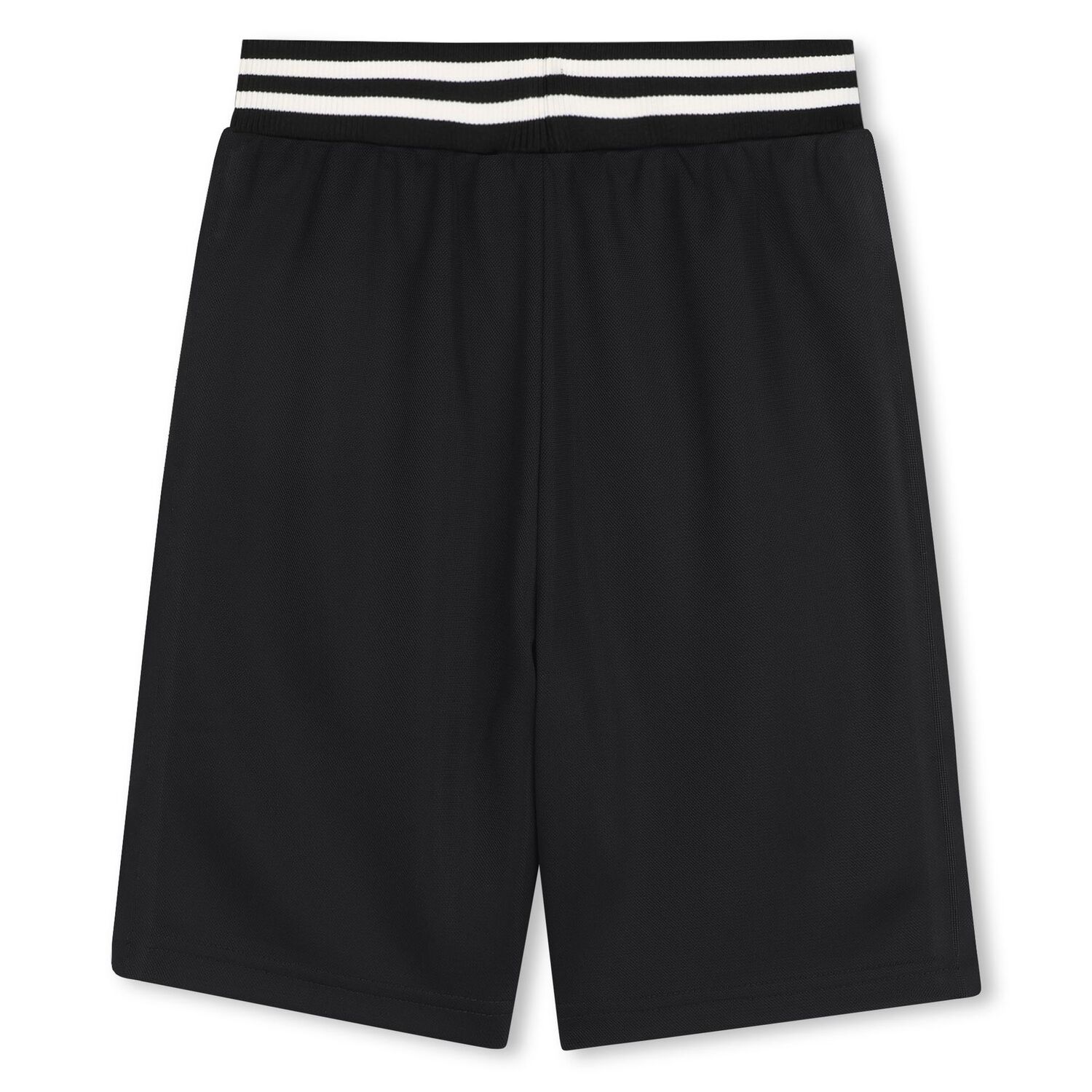Boys Black Tiger Logo Shorts, 1, hi-res