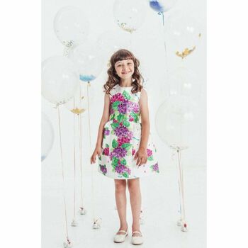 Girls Eirene Floral Print Dress