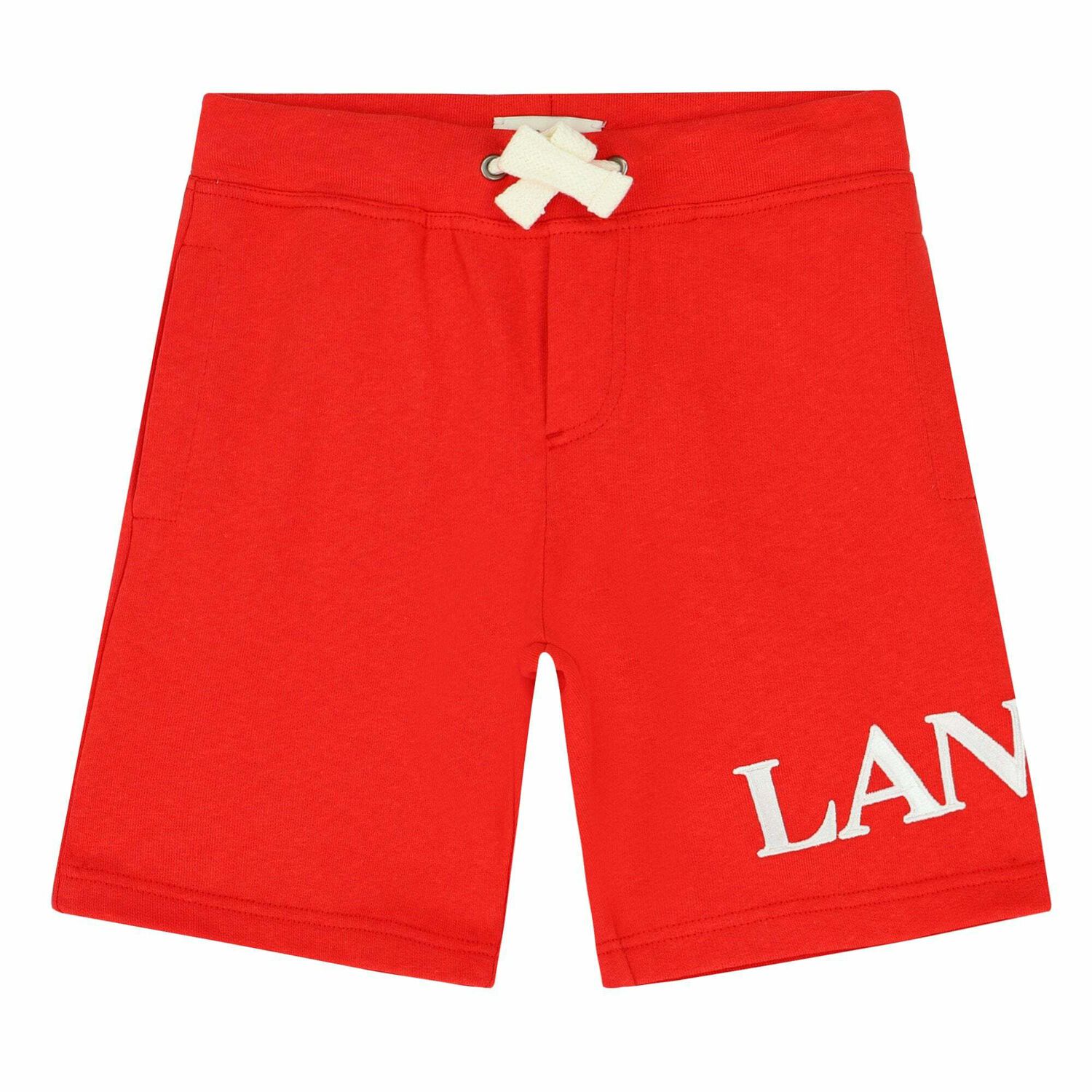 Boys Red Logo Shorts, 1, hi-res