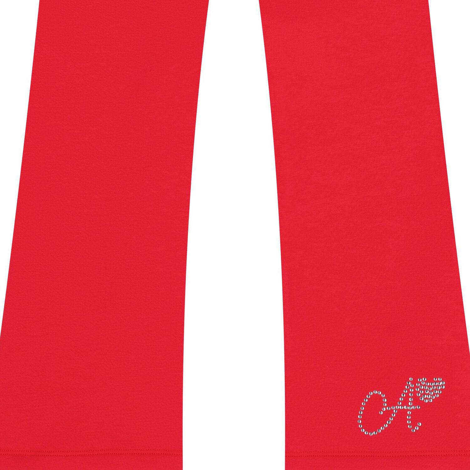 Girls Red Logo Bow Trouser Set, 1, hi-res