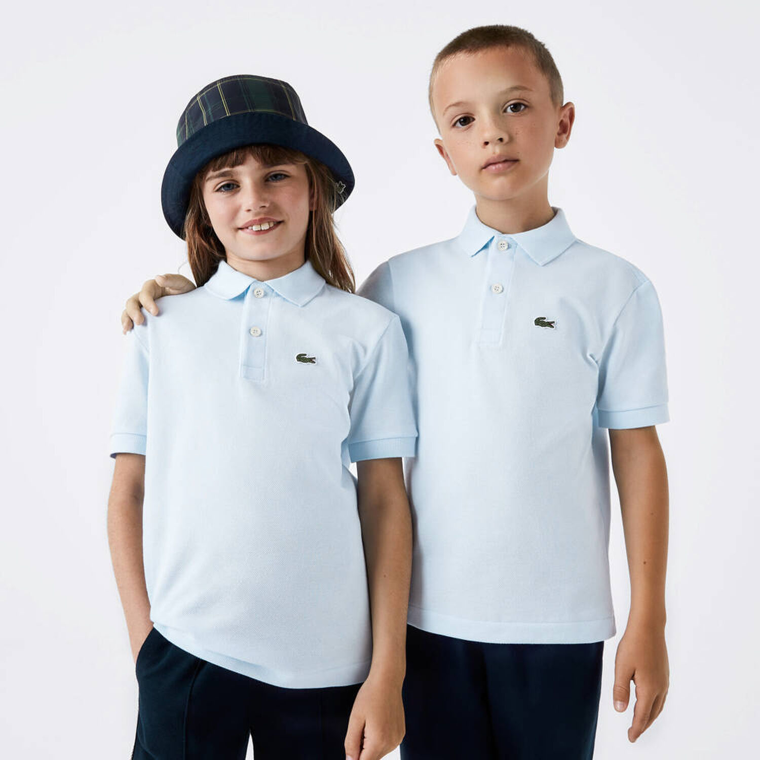 Boys Blue Logo Polo Shirt, 6, hi-res