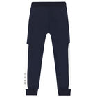 Boys Navy Logo Jogger, 1, hi-res