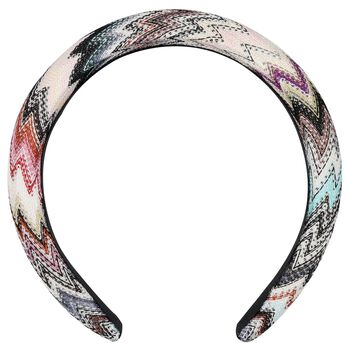 Girls Multi-Coloured Zigzag Headband
