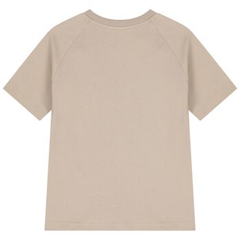 Boys Khaki Logo T-Shirt