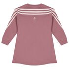 Girls Pink Minnie Mouse Logo Sweatshirt Dress, 1, hi-res