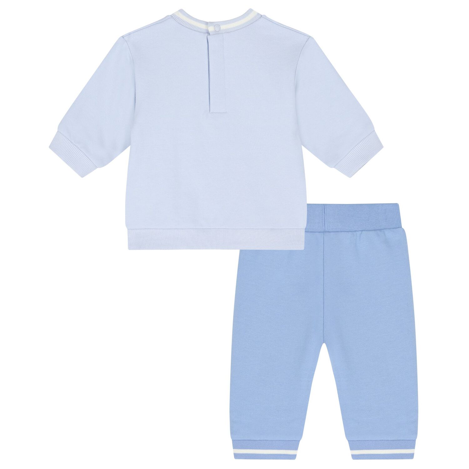 Baby Boys Blue Logo Tracksuit, 1, hi-res