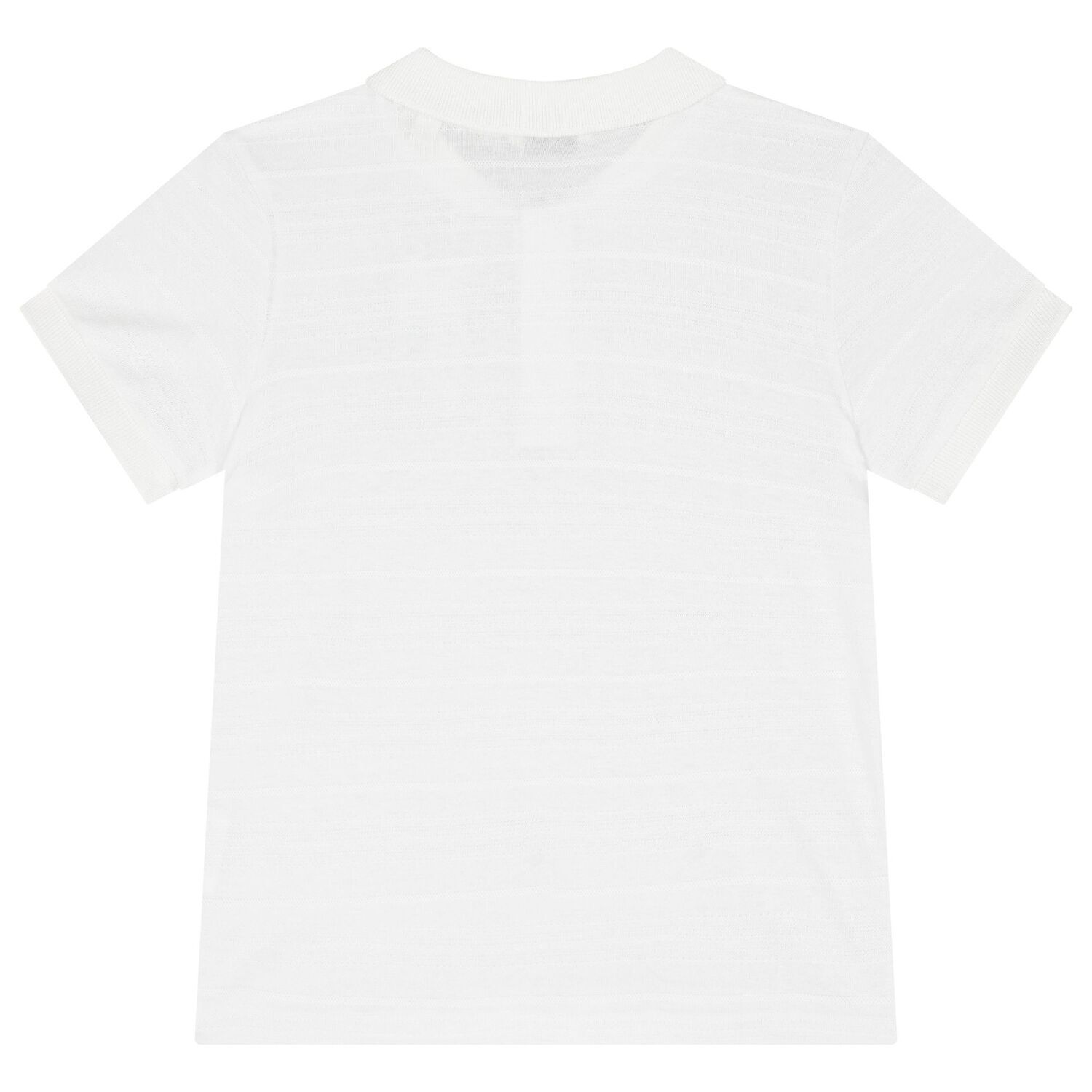 Boys White Logo Polo Shirt, 1, hi-res image number null