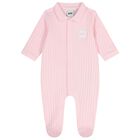 Baby Girls Pink Logo Babygrow Gift Set, 1, hi-res