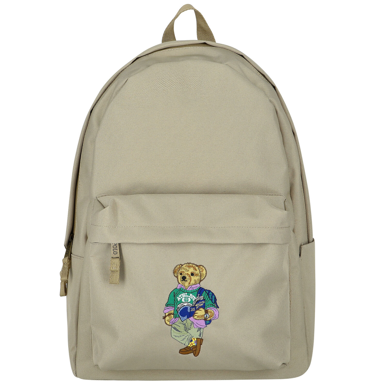 Beige Polo Bear Backpack, 2, hi-res image number null