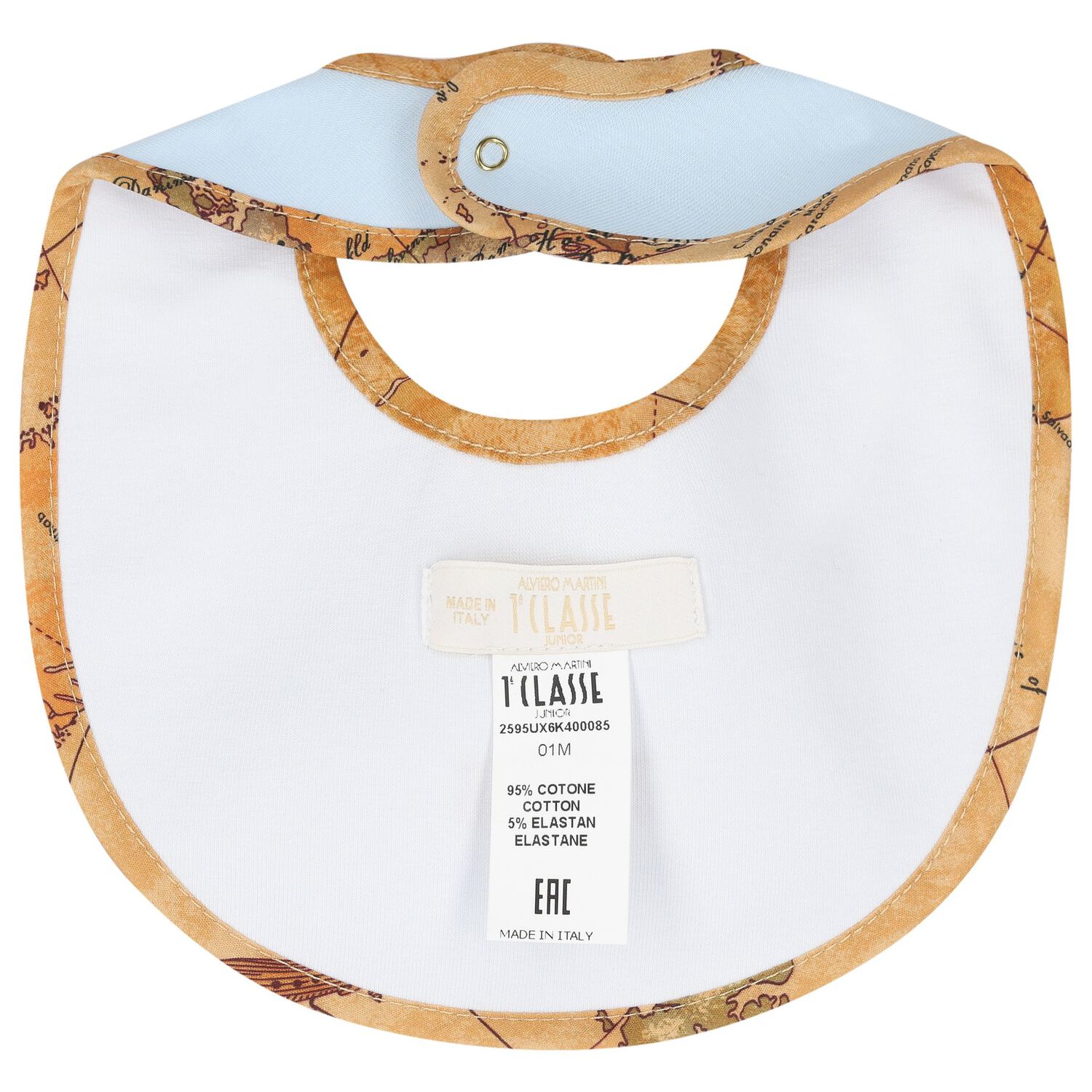 Baby Boys Blue & White Geo Map Babygrow Gift Set, 2, hi-res