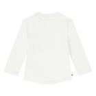 Baby Boys White & Blue Dungaree Set, 1, hi-res