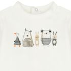 Ivory Velour Babygrow Gift Set, 1, hi-res