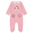 Baby Girls Pink Babygrows ( 2-Pack ), 1, hi-res