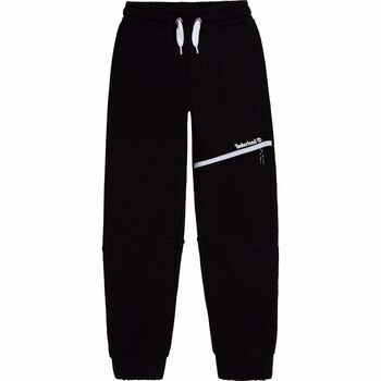 Boys Black Logo Joggers