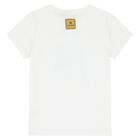 Girls White Bag Logo T-Shirt, 1, hi-res