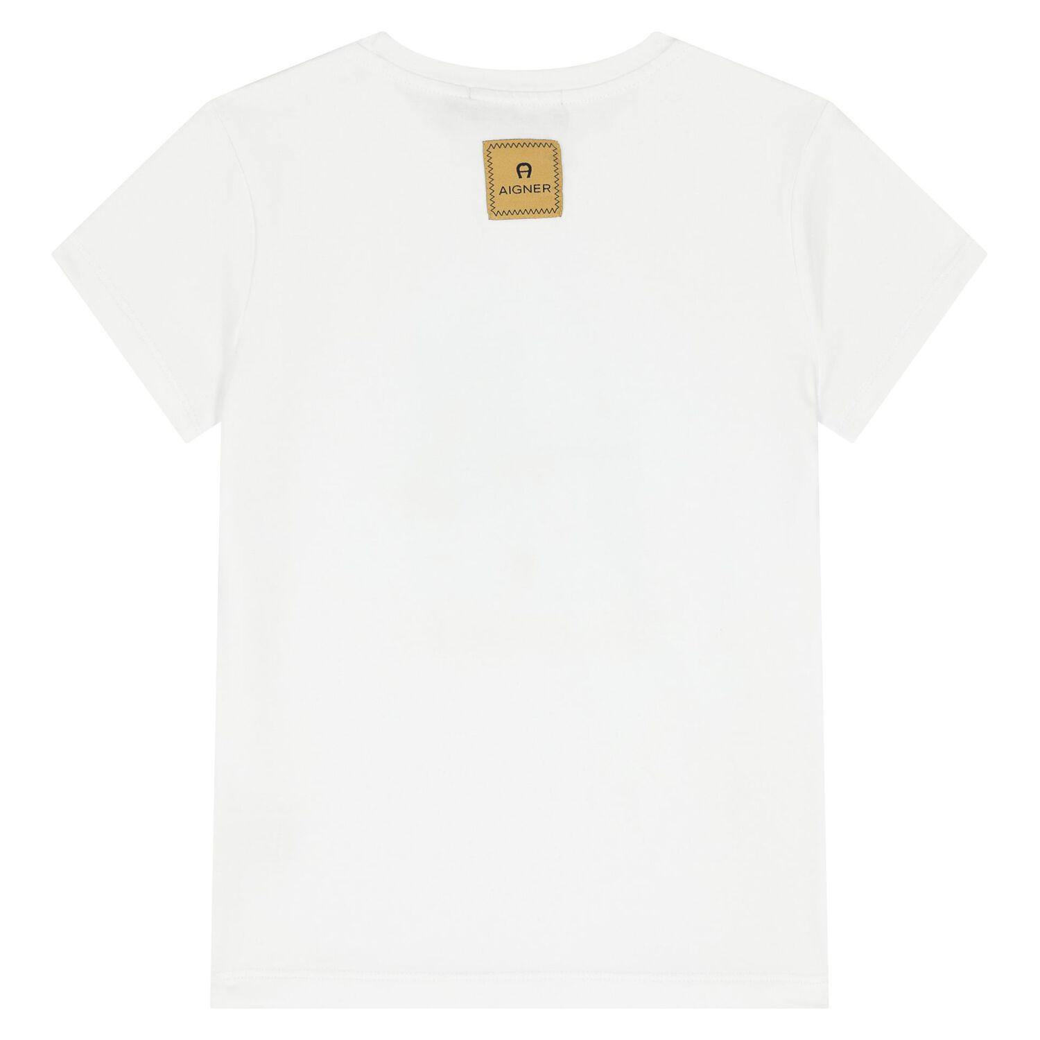 Girls White Bag Logo T-Shirt, 1, hi-res image number null