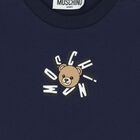 Younger Navy Blue Teddy Bear Logo T-Shirt, 2, hi-res