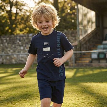 Boys Navy Blue Shorts