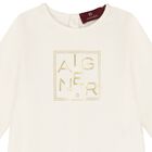 Ivory Logo Babygrow, 1, hi-res