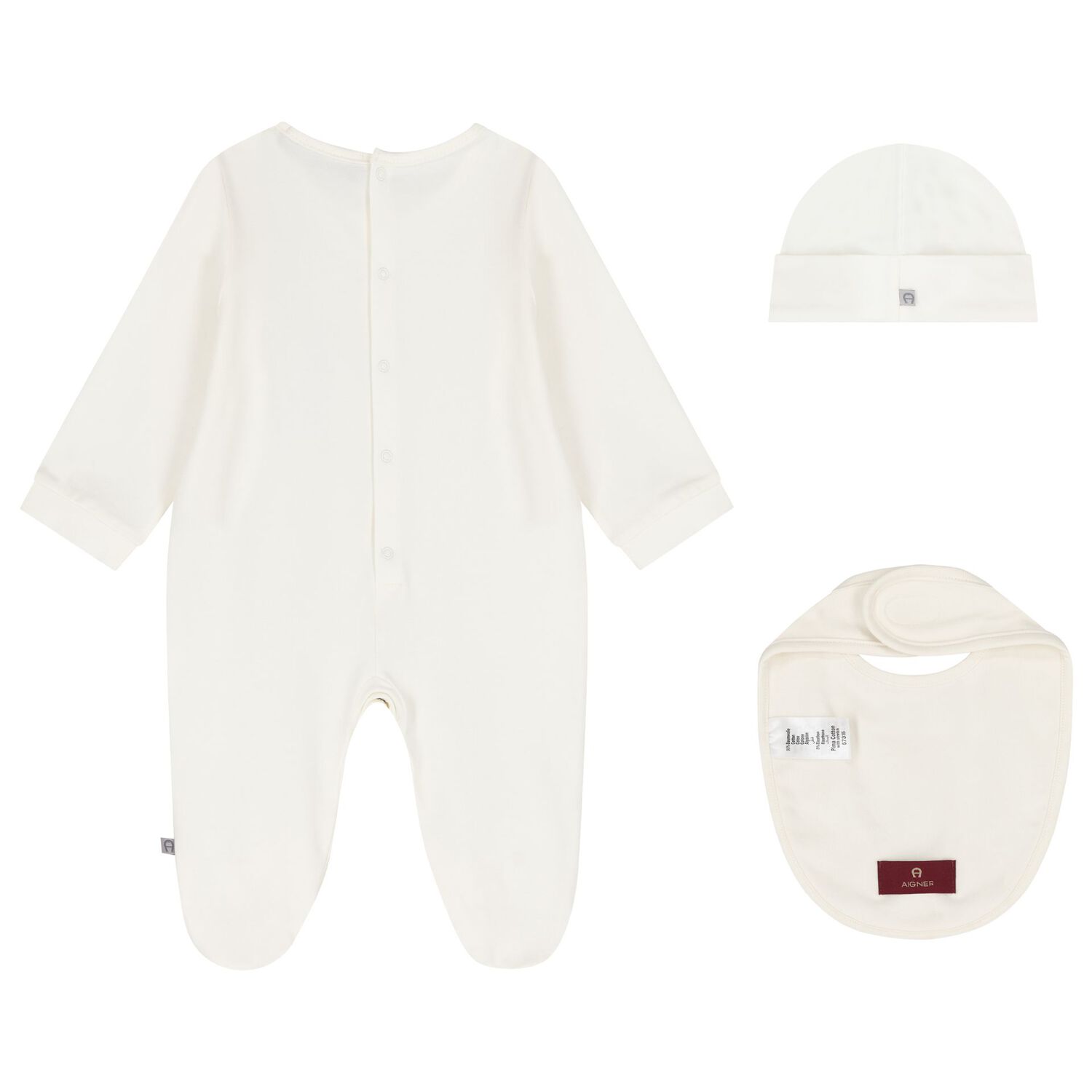 Ivory & Gold Babygrow Gift Set , 1, hi-res
