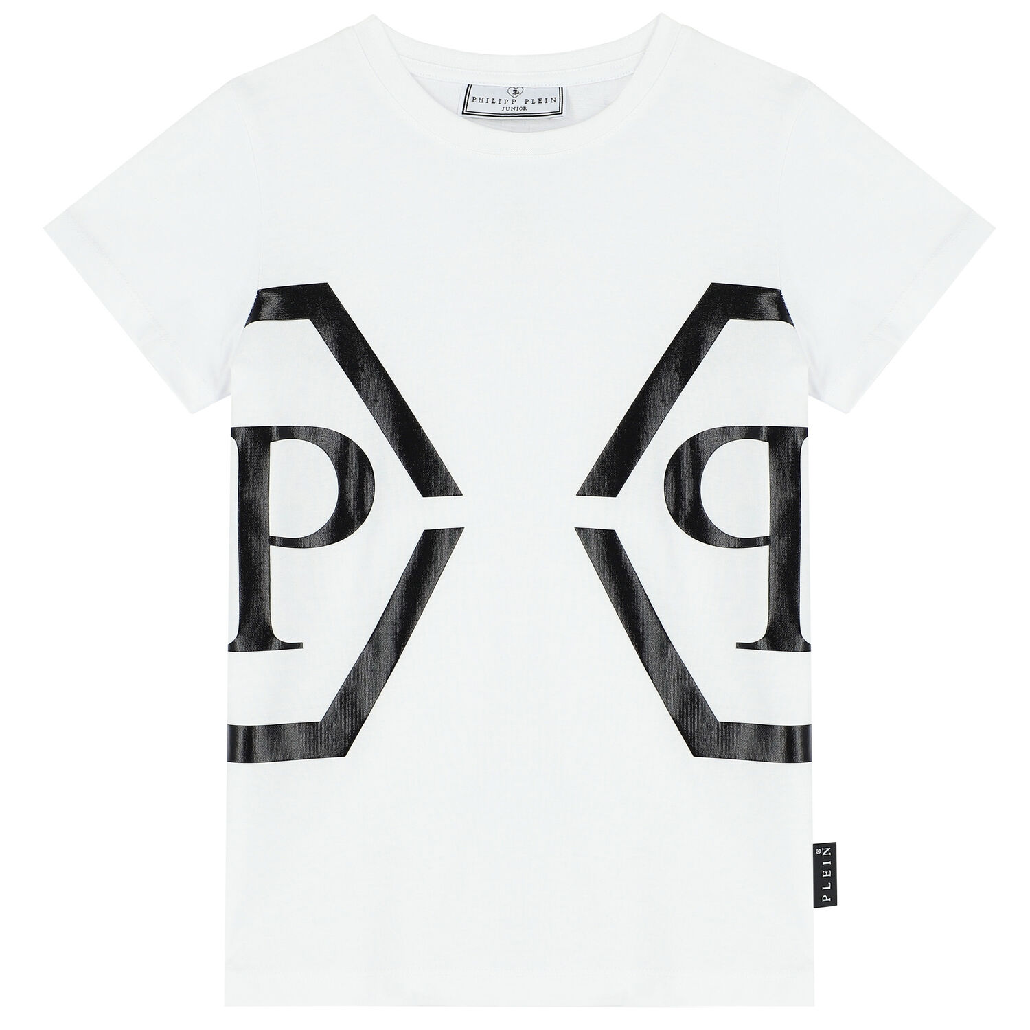 Boys White Logo T-Shirt, 1, hi-res