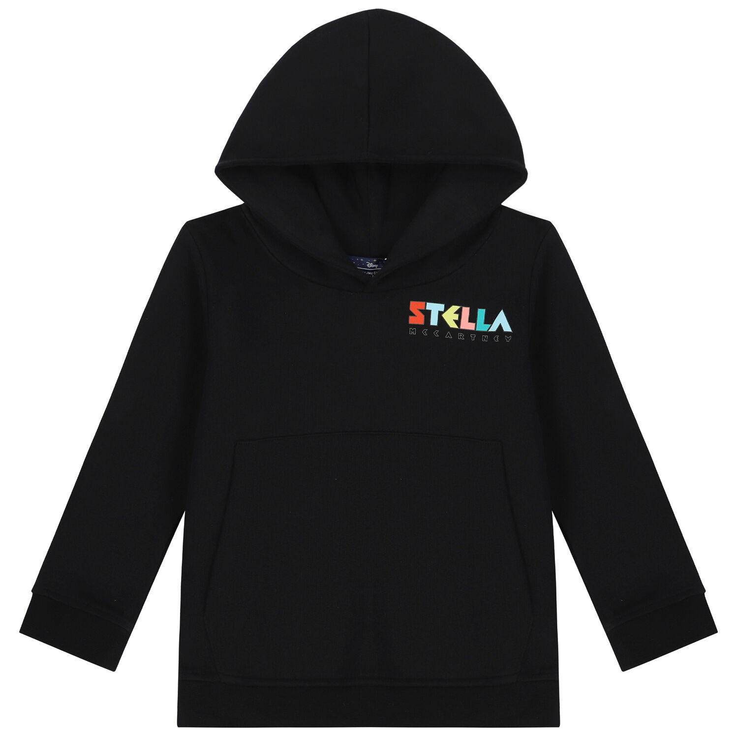 Black Logo Hooded Top, 1, hi-res