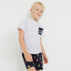 Boys White & Navy Popsicle Pyjamas, 1, hi-res
