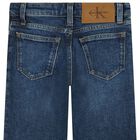 Girls Blue Denim Jeans, 1, hi-res