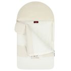 Ivory & Beige Teddy Bear Logo Baby Nest, 1, hi-res