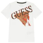 Boys White Logo T-Shirt, 1, hi-res