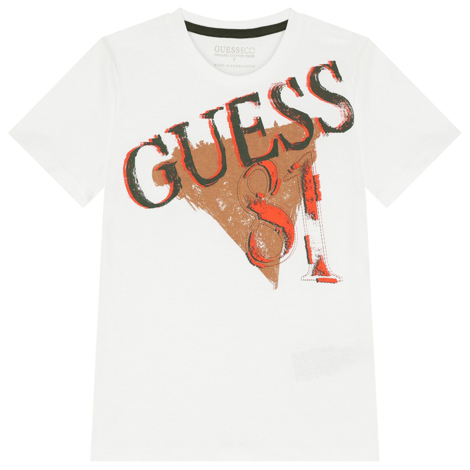 Boys White Logo T-Shirt, 1, hi-res