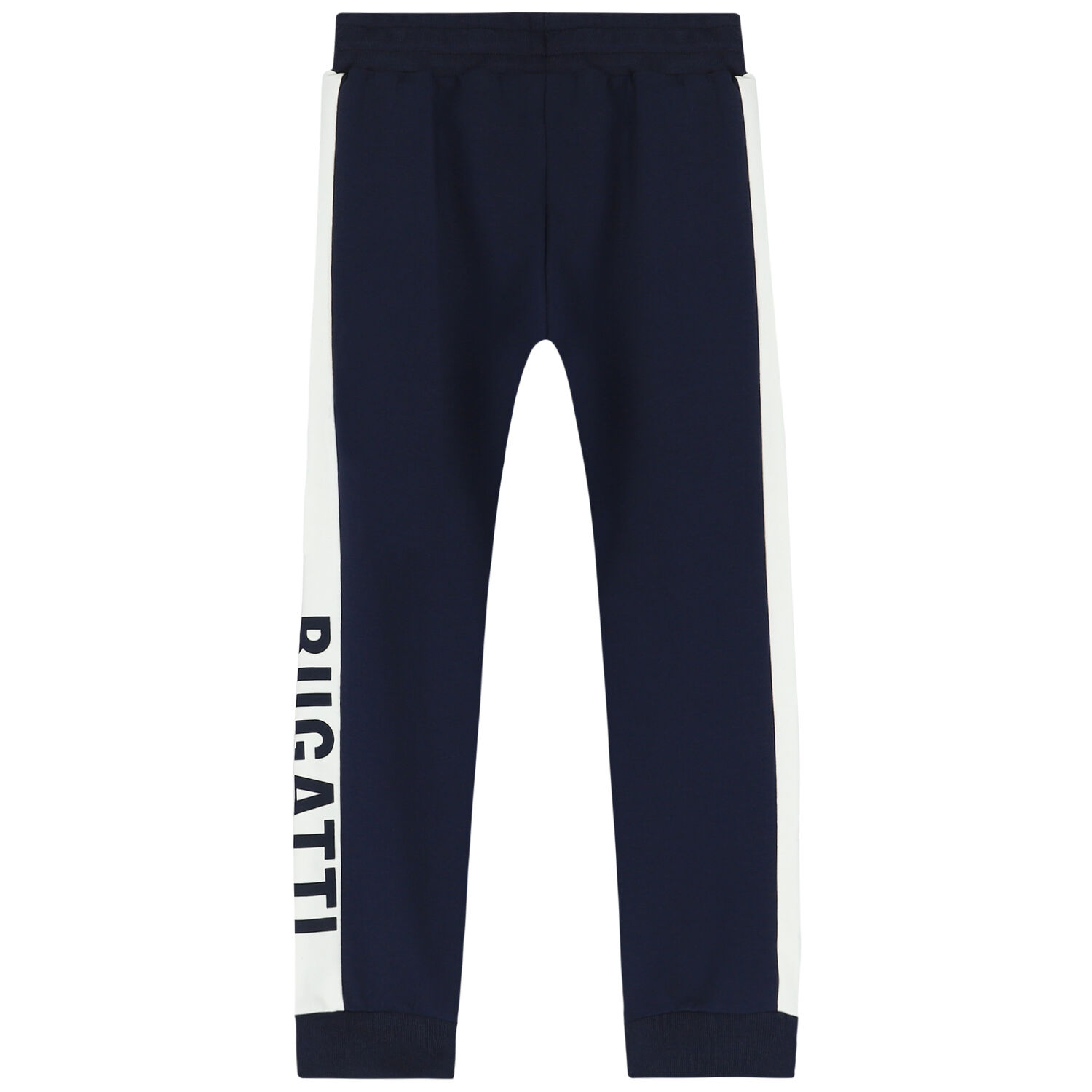 Boys Navy & White Logo Joggers, 1, hi-res