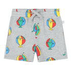 Younger Boys Grey Beach Ball Shorts, 1, hi-res