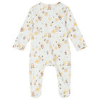 White & Yellow Honey Babygrow, 1, hi-res