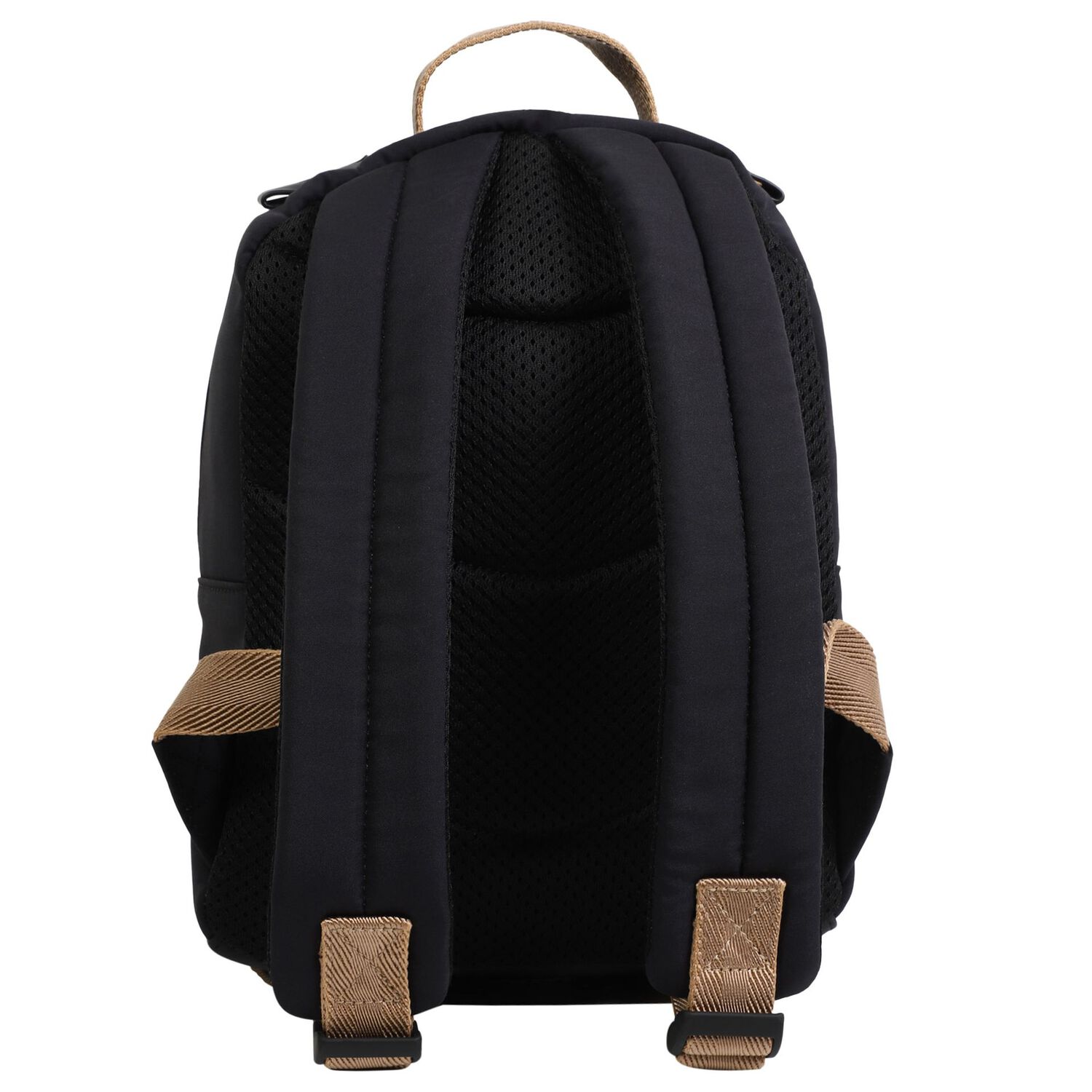 Boys Black Logo Backpack, 1, hi-res