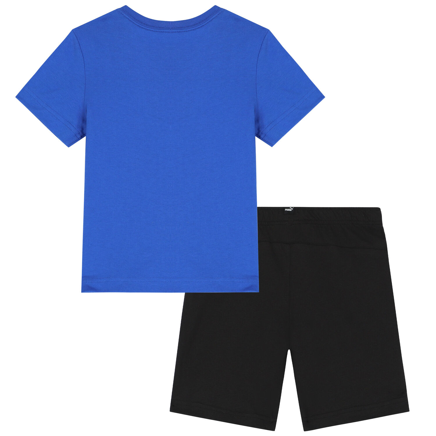 Boys Blue & Black Logo Shorts Set, 5, hi-res