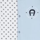 Baby Boys White & Blue Logo Babygrow, 2, hi-res