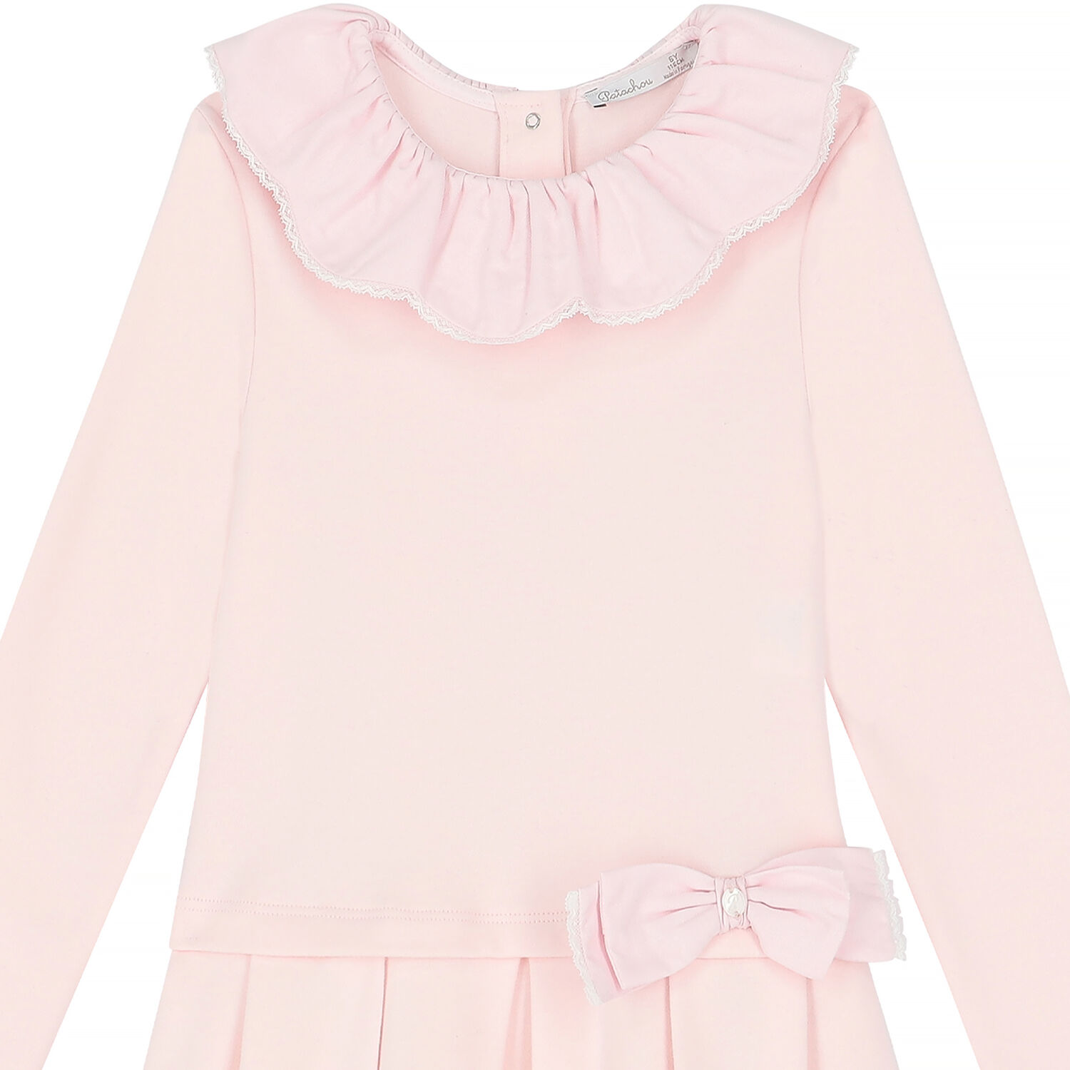 Girls Pink Ruffled Dress, 1, hi-res