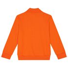 Boys Orange & Black Logo Tracksuit, 1, hi-res