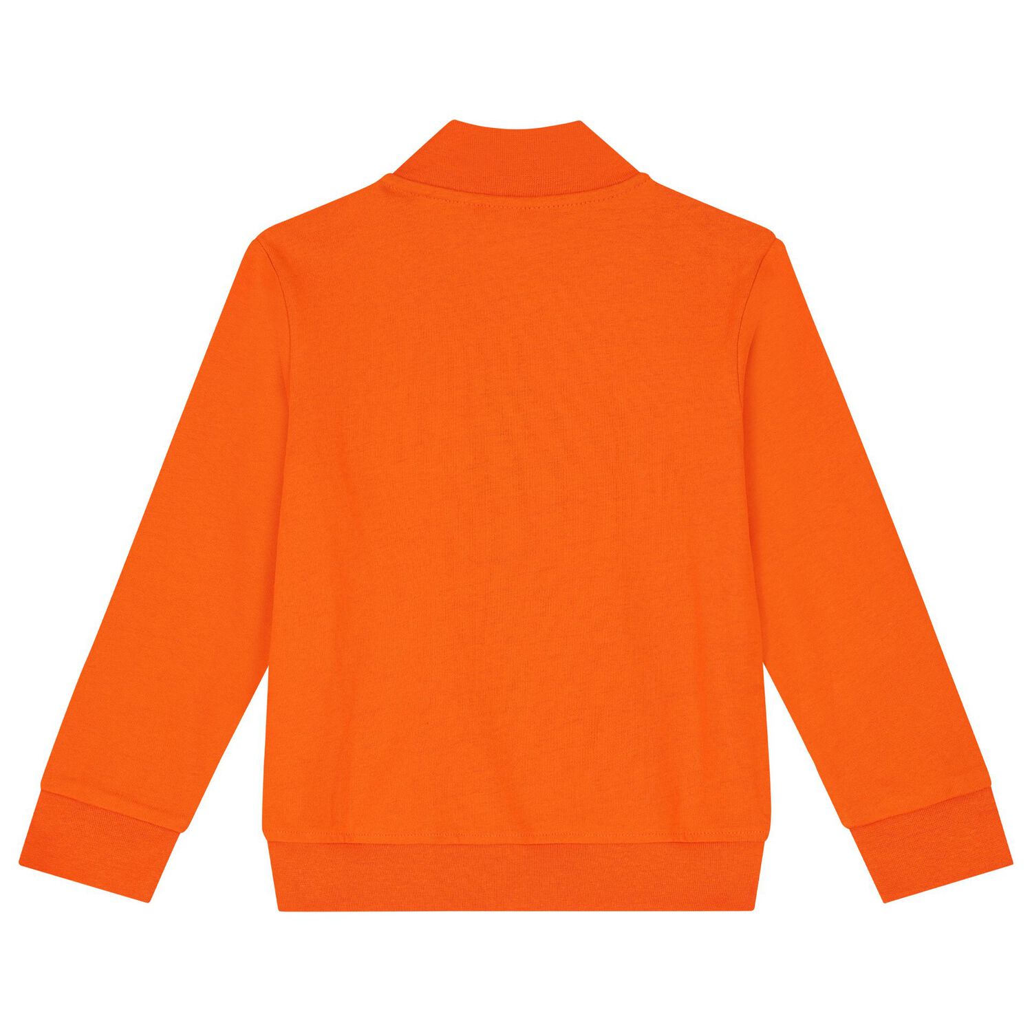 Boys Orange & Black Logo Tracksuit, 1, hi-res