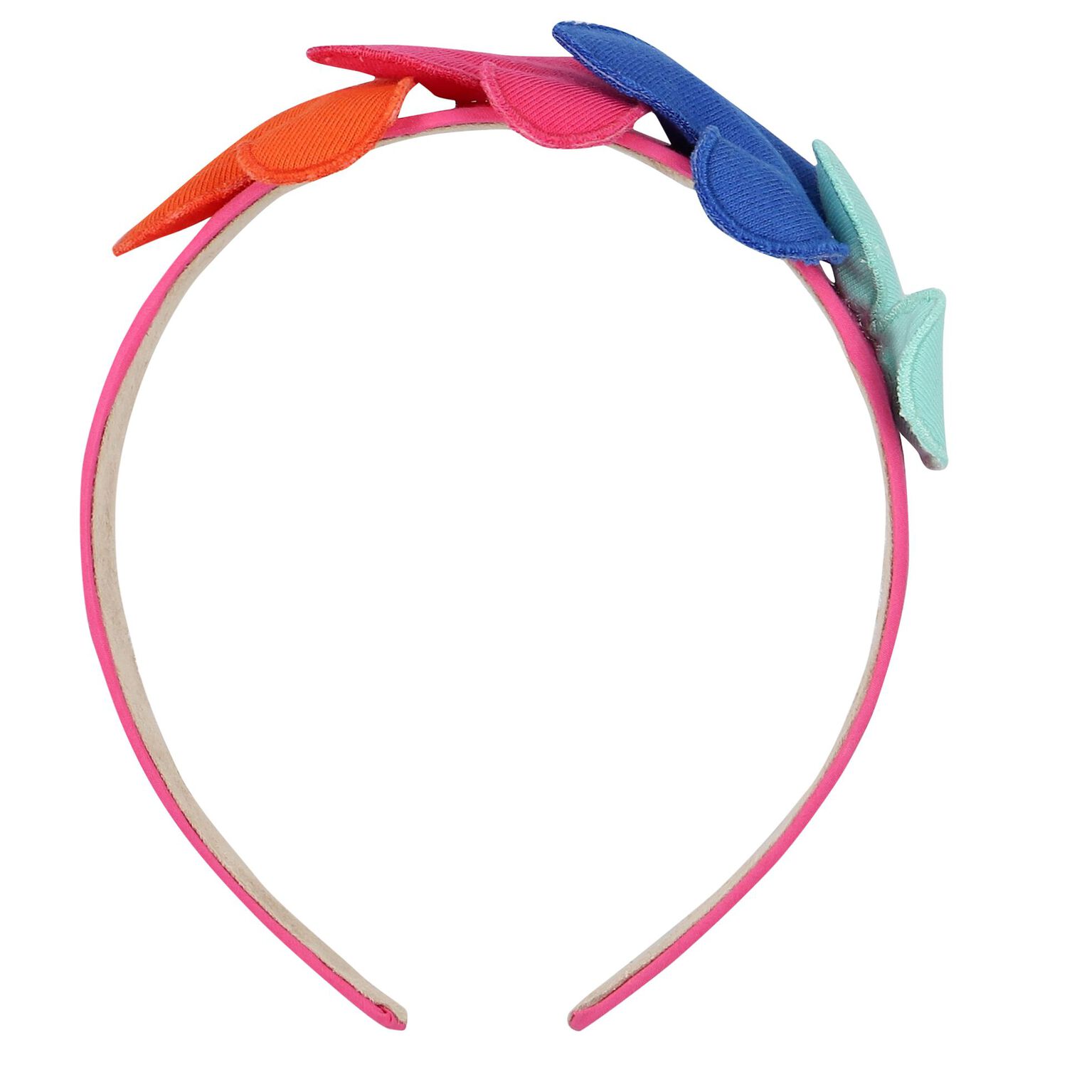 Girls Pink Hearts Headband, 1, hi-res