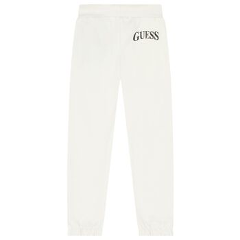 Girls Ivory Logo Joggers
