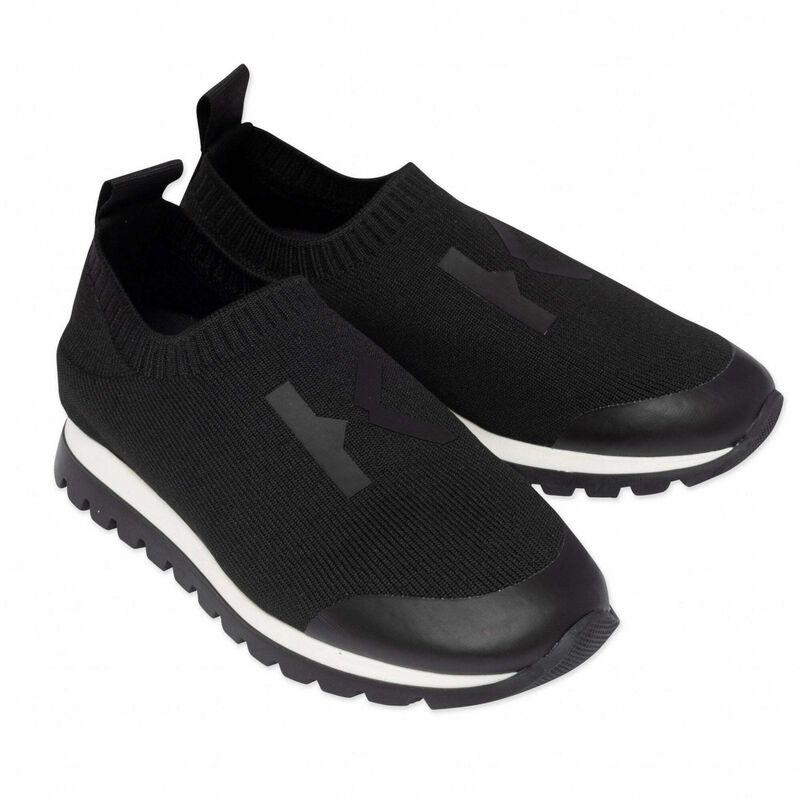 Boys Black Logo Trainers, 1, hi-res image number null