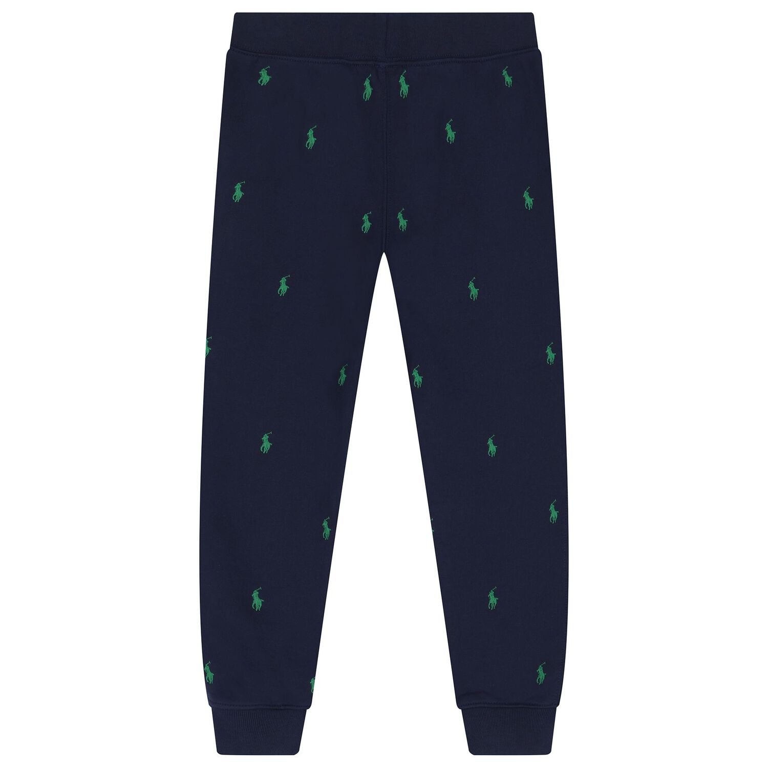 Boys Navy Blue Logo Joggers, 1, hi-res