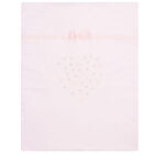 Baby Girls Pink Floral Blanket, 1, hi-res