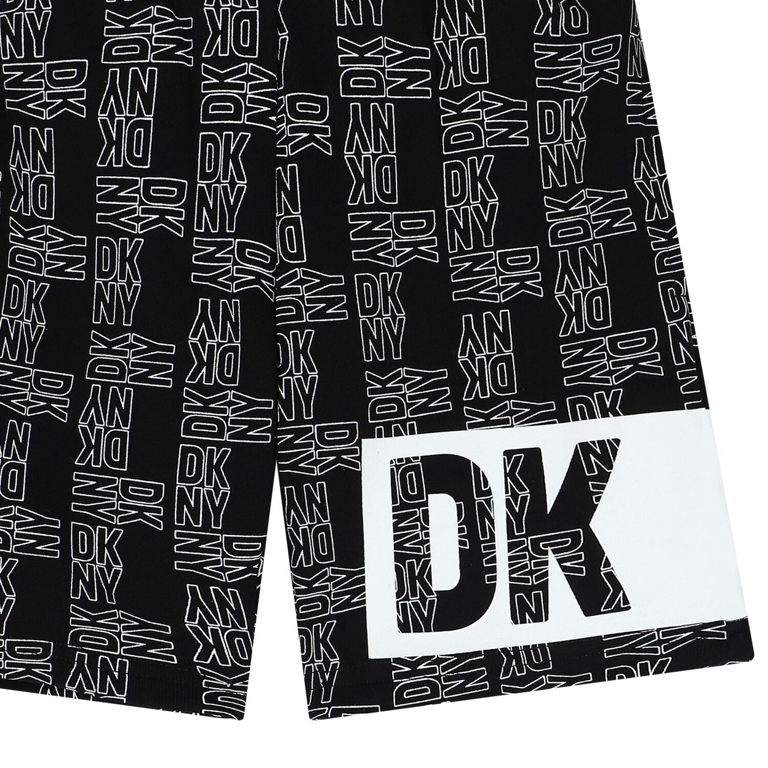 Black Logo Shorts, 1, hi-res