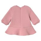 Baby Girls Pink Bunny Quilted Dress, 2, hi-res