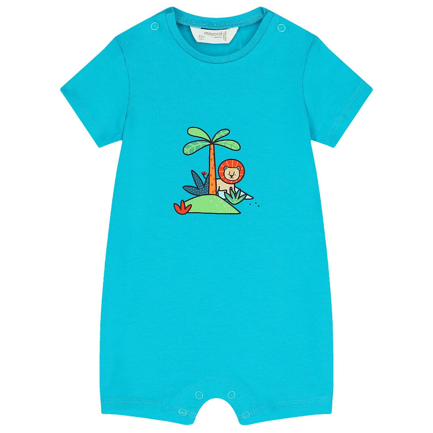 Baby Boys White, Yellow & Blue Rompers ( 3-Pack ), 2, hi-res image number null