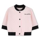 Younger Girls Pink Choupette Tracksuit Set, 1, hi-res