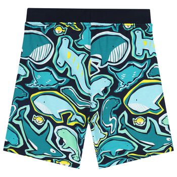 Boys Multi-Coloured Whale Shorts